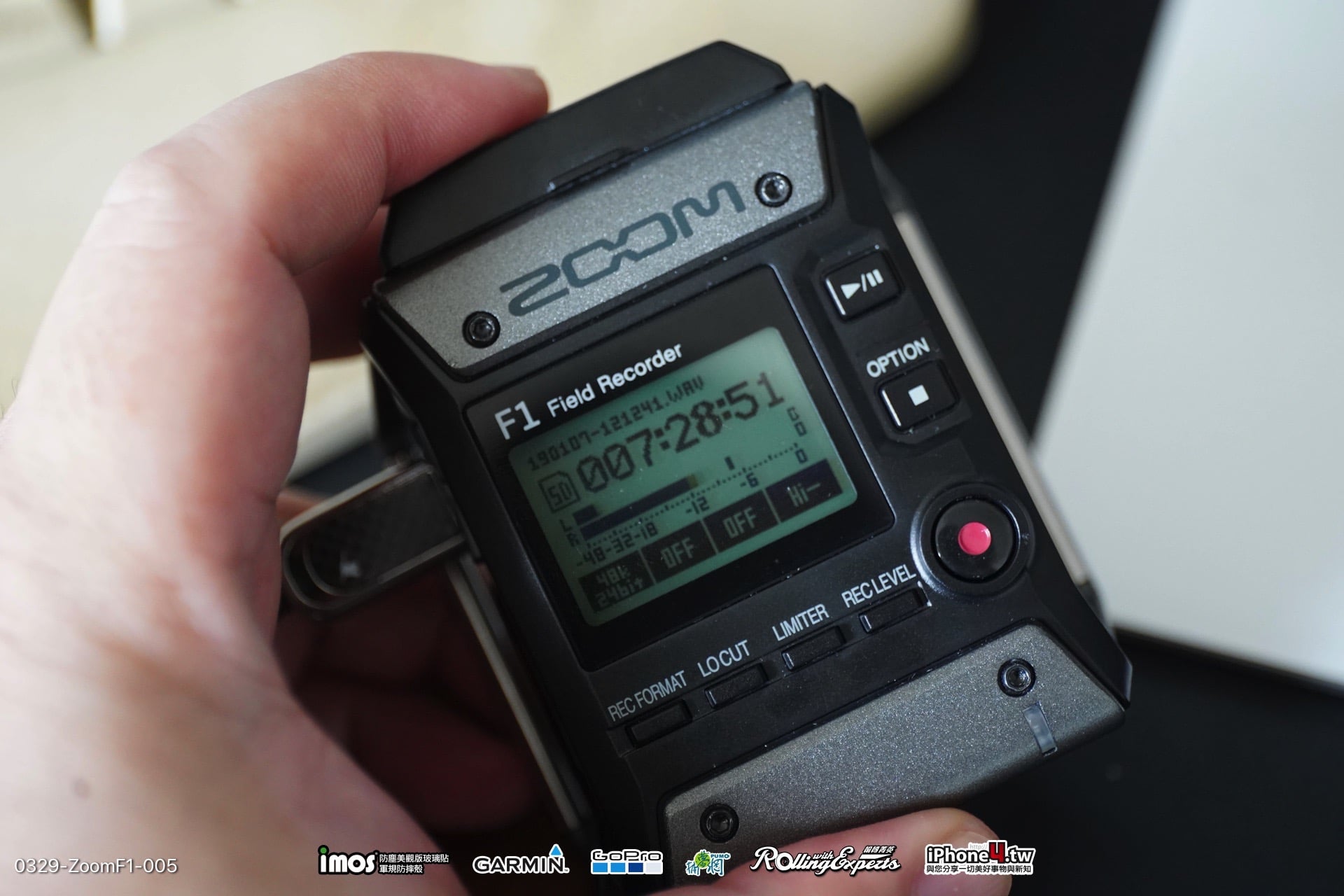 《吉米帶你聽》 ZOOM F1隨身錄音機的效果